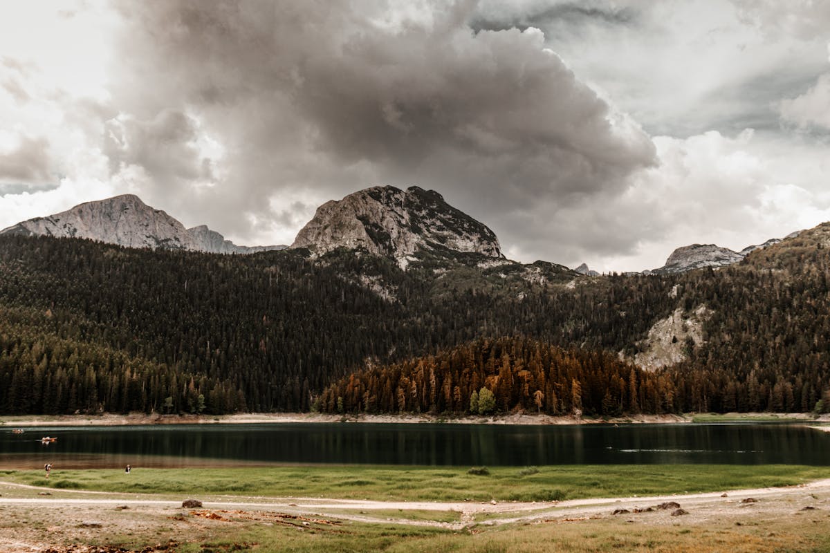 Hairpin bends on the Kotor serpentine road