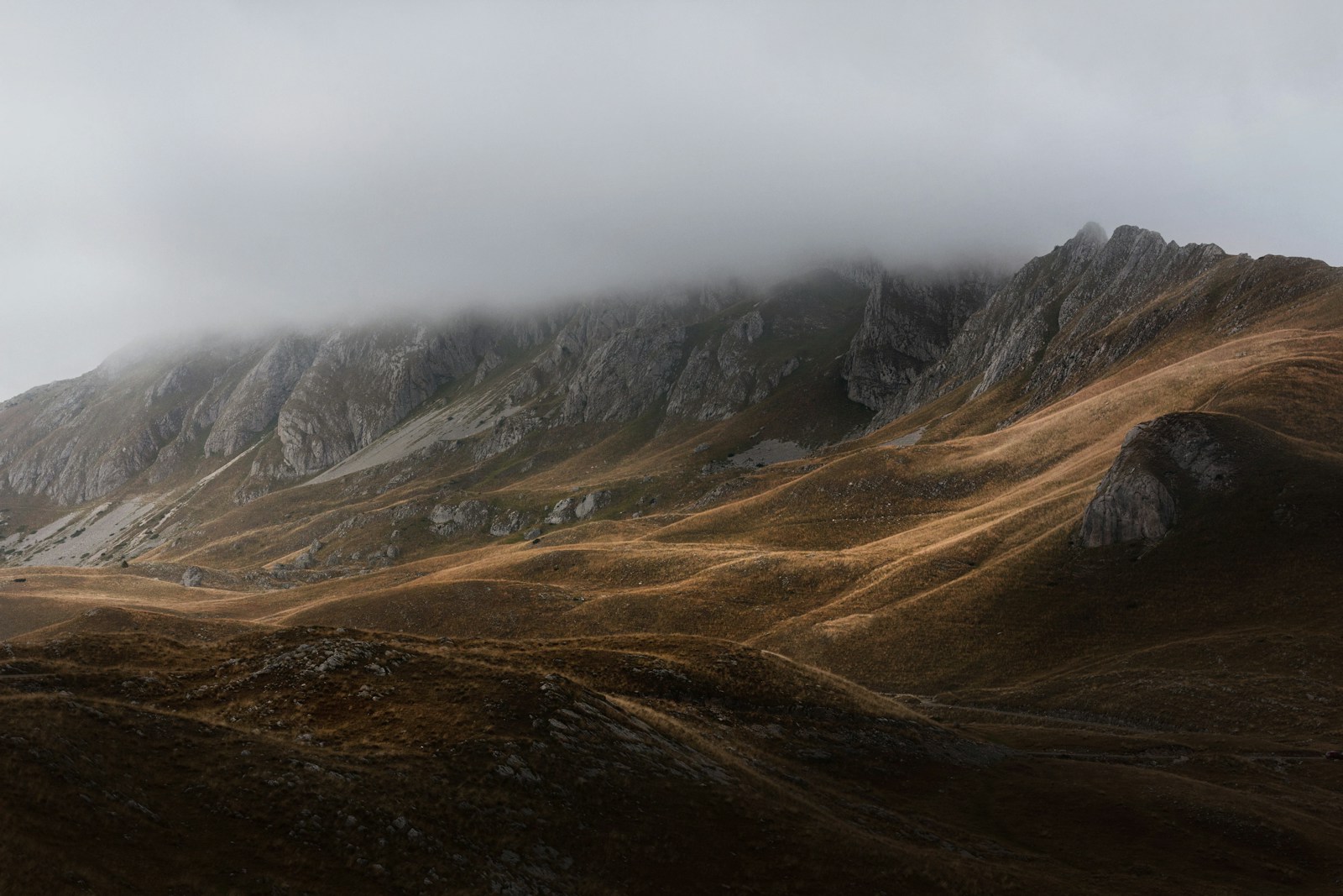 Paesaggio montano del Montenegro