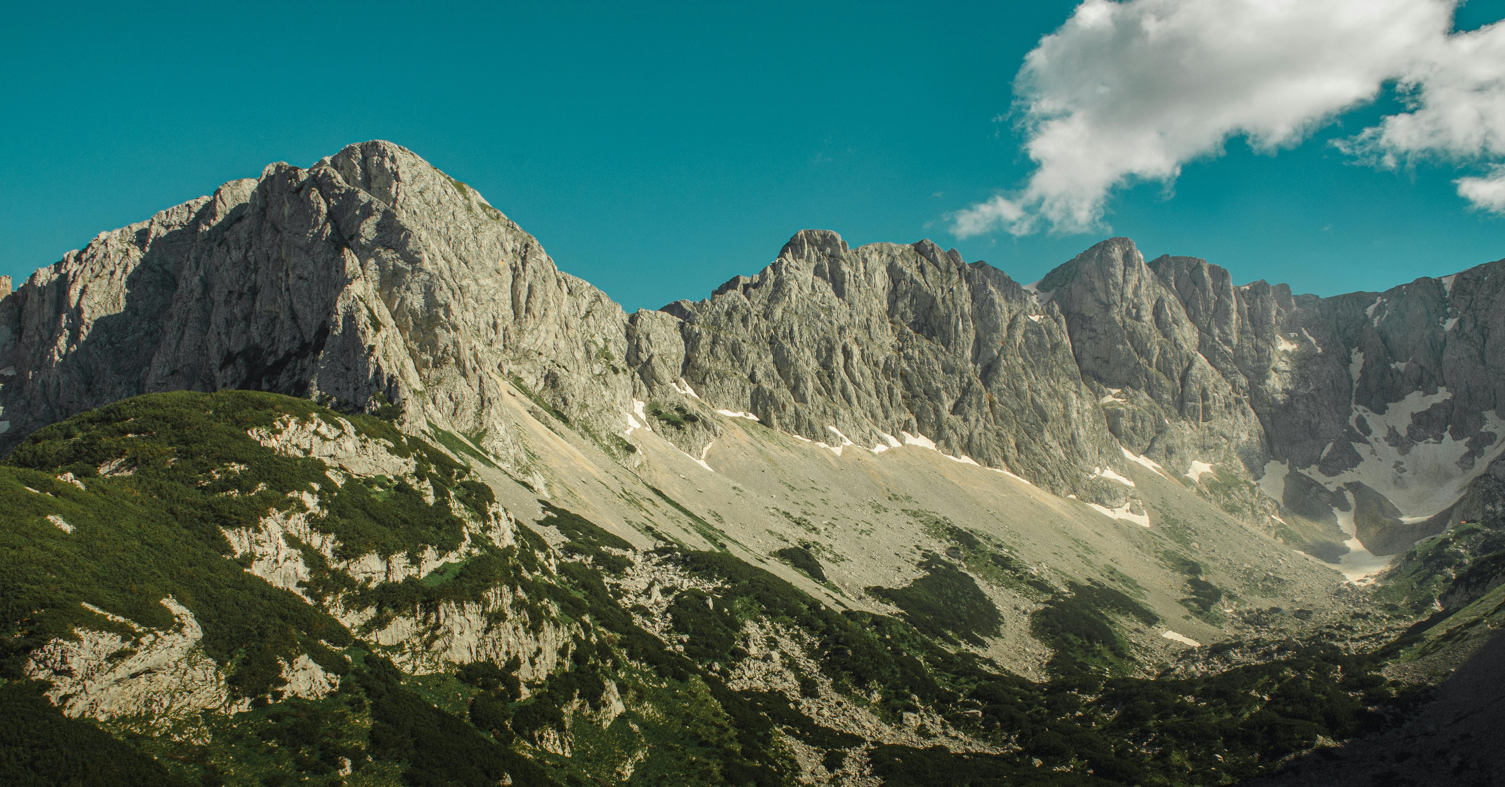 Majestic mountain peaks in Žabljak Municipality, Durmitor National Park, Montenegro